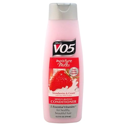 High Ridge Alberto VO5 Moisture Milks Moisturizing Conditioner Strawberries & Cream 12.5 fl oz (U-HC-8694) Beauty & Personal Care Alberto VO5