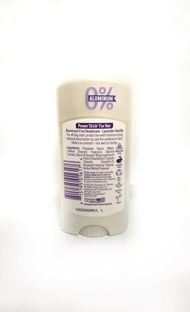 Beauty and Skin Care Power Stick For Her Lavender Vanilla Scent - Aluminum Free - 2 Pack, w/Phyphys Tip Card Beauty and Personal Care PPhyphys