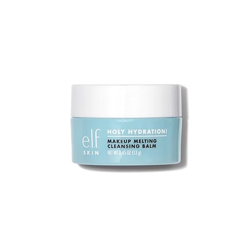 e.l.f. SKIN Mini Holy Hydration! Makeup Melting Cleansing Balm, Face Cleanser & Makeup Remover, Infused with Hyaluronic Acid to Hydrate Skin, 0.45 Oz Beauty & Personal Care e.l.f.