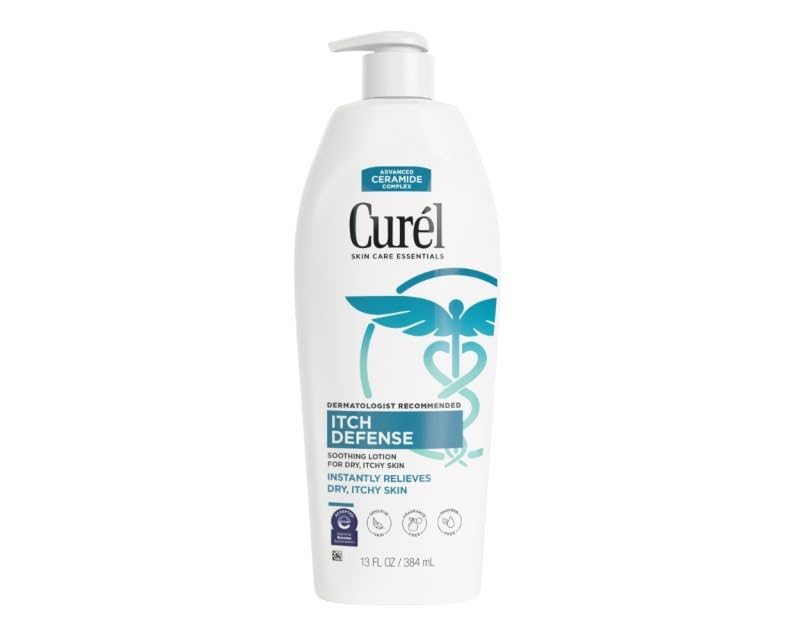 Curel Itch Defense Lotion 13 Ounce Pump (384ml) (3 Pack) Beauty & Personal Care Curel