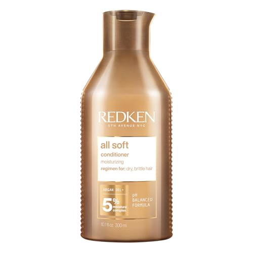 Redken All Soft Conditioner | For Dry, Brittle Hair | Moisturizes & Provides Intense Softness | With Argan Oil | 10.1 Fl Oz Beauty & Personal Care Redken