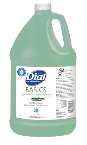 Dial Professional Basics Hypoallergenic Liquid Hand Soap , 1 Gallon Refill Bottle, 128 Fl Oz Beauty & Personal Care Dial
