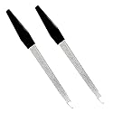 Pinkee's (2 Pack) 6 inch Stainless Steel Metal Nail File for Fingernails, Toenails, Scraping, Strengthening, Finger Manicure File Beauty & Personal Care Pinkee's