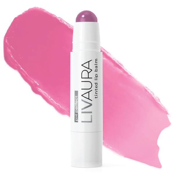 LIVAURA Tinted Lip Balm pH Activated Colored LipBalm, Hydrate, Glossy, Lightweight, Moisturize & Tint with Shea Butter, tinted lip balm for women Beauty and Personal Care LIVAURA