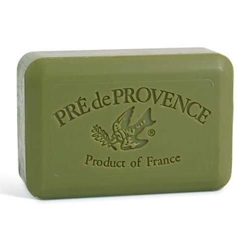 Pre de Provence Artisanal Soap Bar, Enriched with Organic Shea Butter, Natural French Skincare, Quad Milled for Rich Smooth Lather, 8.8 Ounce, Olive Beauty & Personal Care Pre de Provence
