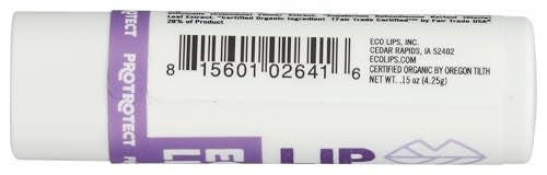 Protect Lip Balm Vanilla Lavender ECO LIPS 0.15 oz Stick Beauty & Personal Care Eco Lips