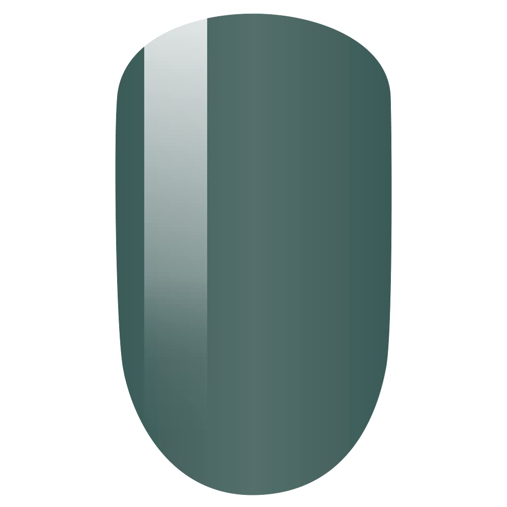 LeChat - Perfect Match Gel Polish - Down To Earth - Shadow Gray-Green with Cream Finish - (0.5 Ounce) - Easy Application - Soak Off Formula
