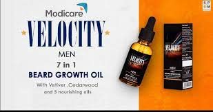Modicare Velocity Men 7-In-1 Beard Growth Oil (30ml) Beauty and Personal Care Modicare