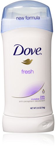 Dove Antiperspirant Deodorant Invisible Solid Fresh, 2.6 Oz (Pack of 4) Beauty and Personal Care Dove