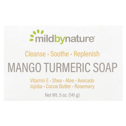 MILD BY NATURE Bar Soap, Mango Turmeric, 5 oz (141 g) Beauty & Personal Care MILD BY NATURE