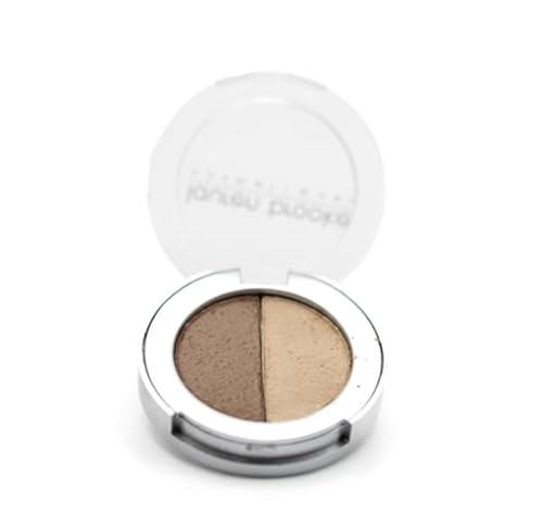 Lauren Brooke Cosmetiques Pressed Eyeshadow Duo, Natural, Organic Makeup (Taupe/Tahiti) Beauty & Personal Care Lauren Brooke Cosmetiques