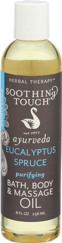 Soothing Touch Eucalyptus Bath & Body Massage Oil, 8 oz Beauty and Personal Care Soothing Touch