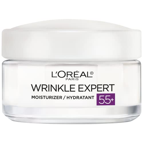 L'Oreal Paris Wrinkle Expert 55+ Anti-Aging Face Moisturizer with Calcium, Non-Greasy, Suitable for Sensitive Skin 1.7 fl. oz Beauty and Personal Care L'Oreal Paris Default Title