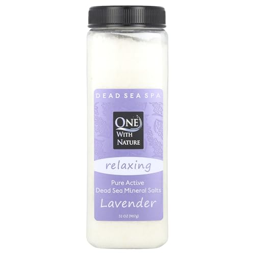 One With Nature Bath Salt Relax Lavender, 32 oz Beauty and Personal Care One With Nature