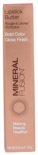 Mineral Fusion Lipstick Butter, Juicy, 0.06 Ounce (Packaging May Vary) Beauty & Personal Care Mineral Fusion