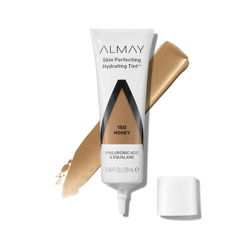 Almay Skin Perfecting Hydrating Tint Foundation, 150 Honey, 0.94 fl oz