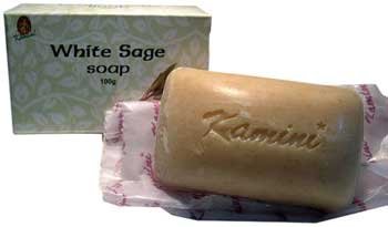 Azure Green RSKWHIS 100g White Sage soap Beauty & Personal Care AzureGreen