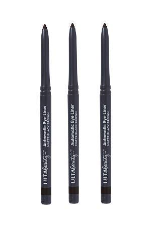 Ulta Beauty 3 Pack Automatic Eyeliner. Matte Black Brown. Size 0.01 oz. Beauty & Personal Care Ulta Beauty