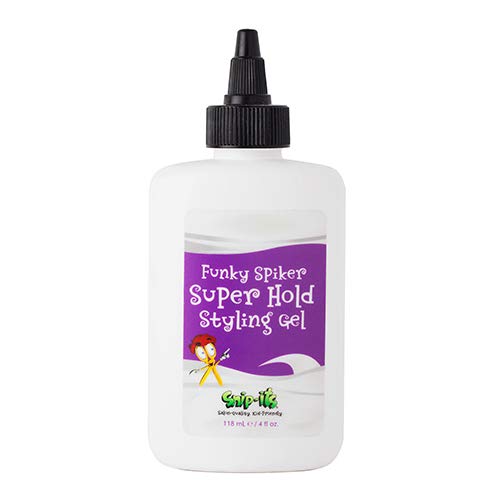 Snip-its Funky Spiker Kids Hair Gel for Boys - 4oz, Super Hold, No Flake Styling for Natural Hair - Salon Quality, Made in USA Beauty & Personal Care Snip-its