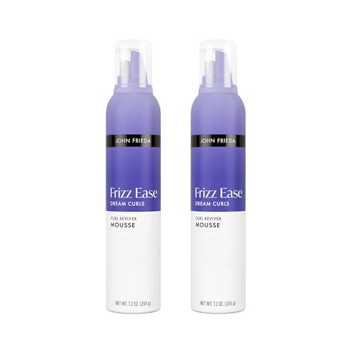 John Frieda Frizz Ease Dream Curls Curl Reviver Mousse, Anti Frizz Hair Mousse for Curls, 7.2 oz, Pack of 2 Beauty & Personal Care John Frieda