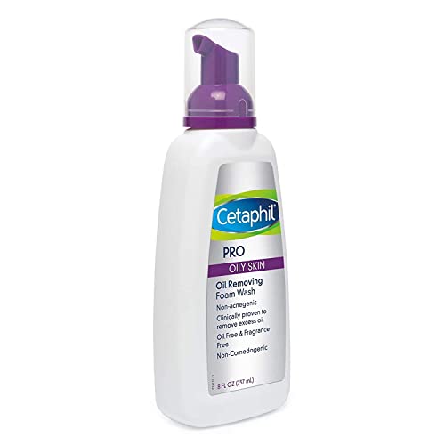 Cetaphil PRO DermaControl Oil Removing Foam Wash 8 oz (Pack of 2) - Packaging May Vary Beauty & Personal Care Cetaphil