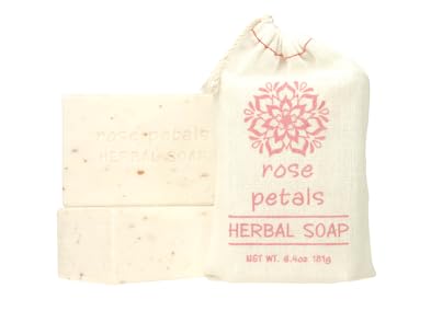 Greenwich Bay Trading Co. Herbal Soaps in a Sack, 6.4oz, Rose Petal, 2 Pack Beauty & Personal Care Greenwich Bay