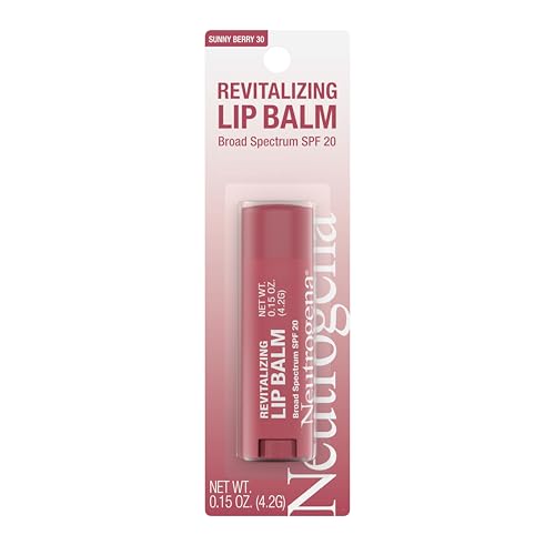 Neutrogena Revitalizing Tinted Lip Balm Broad Spectrum SPF 20 Sunscreen, Moisturizing Lip Balm with a Sheer Tint for Softer, Smoother Beauty & Personal Care Neutrogena