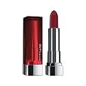 Maybelline Color Sensational Lipstick, Lip Makeup, Matte Finish, Hydrating Lipstick, Nude, Pink, Red, Plum Lip Color, Divine Wine, 1 Count Beauty & Personal Care MAYBELLINE