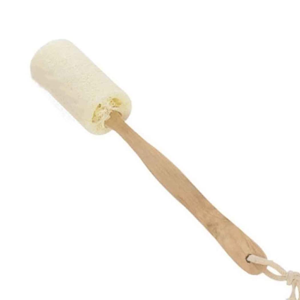 YingRen Exfoliating Brush-Shower Bath Sponge-Useful Natural Exfoliating Loofah Luffa Loofa Back Sponge Scrubber Brush with Long Wood 1 Pcs Beauty and Personal Care YingRen