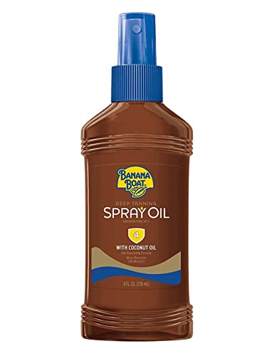 Banana Boat Dark Tanning Oil Spray SPF 4, 8 oz Beauty & Personal Care Banana Boat
