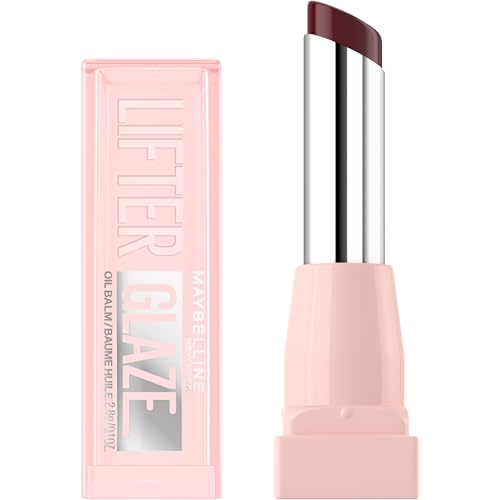 MAYBELLINE Lifter Glaze Oil Balm with Hyaluronic Acid and Hydrating Oil Blend, Lip Balm with 24HRs of Smooth, Moisturizing Shine, Espresso Kiss (Sheer Beauty and Personal Care MAYBELLINE