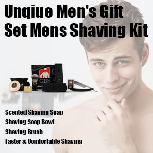 G.B.S 8 Piece Deluxe Wood shaving Straight Razor Set Shave Ready Beauty and Personal Care G.B.S