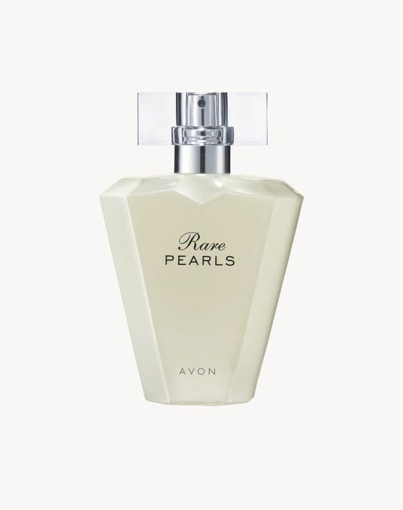 AVON Rare Pearls Eau De Parfum Spray for Women, 1.7 fl oz, Elegant Soft Floral Fragrance with Magnolia, White Pepper and Rosewood, Long Lasting Beauty & Personal Care AVON