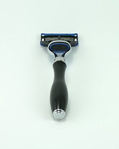 G.B.S Men's Classic 5 Blade Compatible Razor with Black Handle Beauty and Personal Care G.B.S