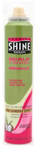 Smooth and Shine Therapy Scalp & Breakage Miracle Oil Sheen Spray 5oz Beauty & Personal Care Smooth N Shine