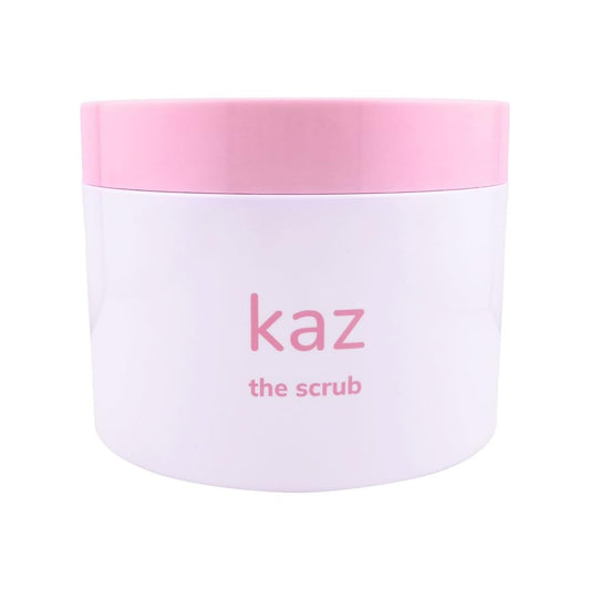 Waxness Kaz Ingrown Hair Sugar Scrub Exfoliator with Tea Tree Oil & Strawberry 8 fl oz (236 ml) - Professional Skin Care Beauty and Personal Care Waxness