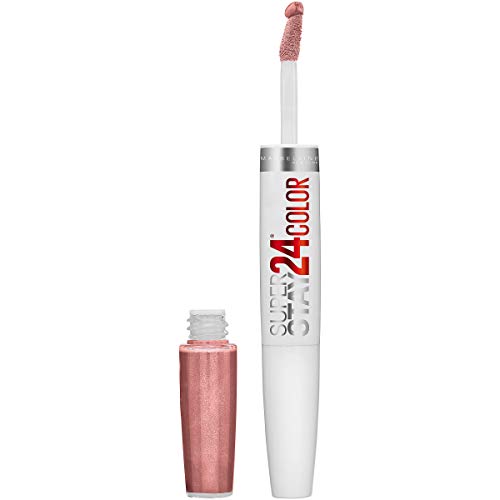 Maybelline Super Stay 24, 2-Step Liquid Lipstick Makeup, Long Lasting Highly Pigmented Color with Moisturizing Balm, Timeless Toffee, Nude Brown, 1 Beauty & Personal Care MAYBELLINE