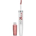 Maybelline Super Stay 24, 2-Step Liquid Lipstick Makeup, Long Lasting Highly Pigmented Color with Moisturizing Balm, Timeless Toffee, Nude Brown, 1 Beauty & Personal Care MAYBELLINE