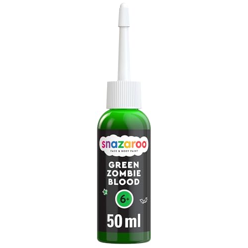 Snazaroo Green Zombie Gel, 50ml Squeeze Bottle Beauty & Personal Care Snazaroo