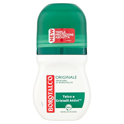 Borotalco: Deo Roll On "Original Microtalc" 50 ml (1.69 fl.oz), pack of 2 Beauty and Personal Care Borotalco