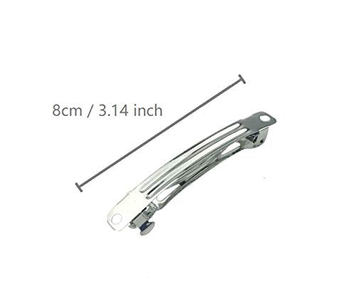 Hair Clip 15pcs French Style Barrette Hair Clip for DIY Craft Bows 80mm Beauty & Personal Care Yima