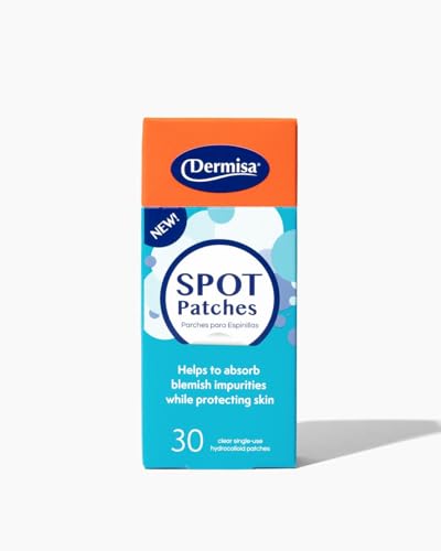 Dermisa Hydrocolloid Spot Patches for Pimples and Breakouts, Fast-Acting Acne Treatment, Invisible & Breathable, Fragrance-Free, Paraben Free, Dye Beauty & Personal Care Dermisa