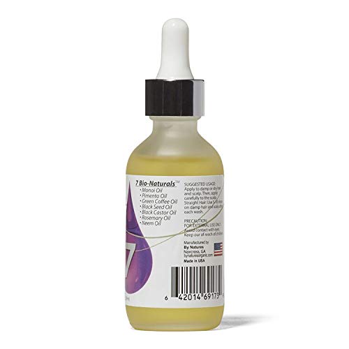 By Natures Bio 7 Hair Growth Oil 2 Oz 2 pack Beauty & Personal Care By Natures