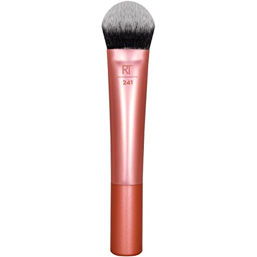 Real Techniques Seamless Complexion Makeup Brush, For Foundation, Primer, & Moisturizer, Multipurpose Foundation Brush Or Skincare Tool, Streak-Free Beauty & Personal Care Real Techniques