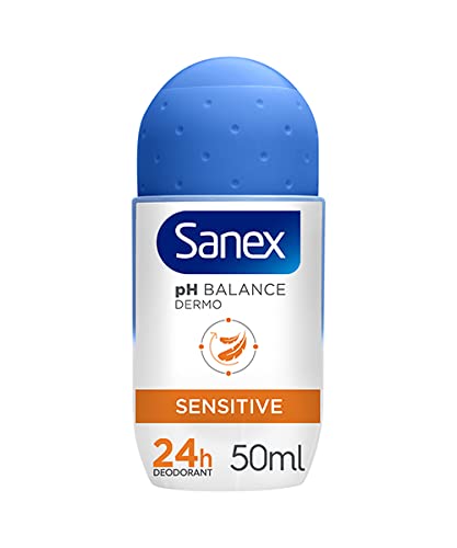 Sanex Sensitive Roll On Anti-Perspirant Deodorant 50ml (PACK OF 6) Beauty and Personal Care Sanex