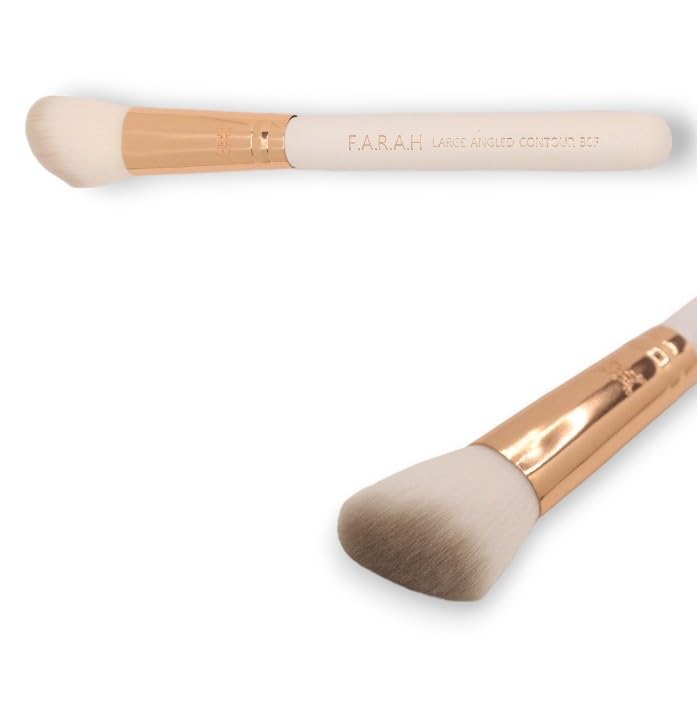 F.A.R.A.H Professional Pro Precision Luxurious Blender Brush 30F - Premium Makeup Brushes (White) Beauty & Personal Care F.A.R.A.H