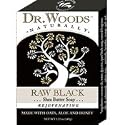 Dr Woods Bar Soap Raw Blk Size 5.25z Dr Woods Bar Soap Raw Blk 5.25z Beauty & Personal Care Dr. Woods