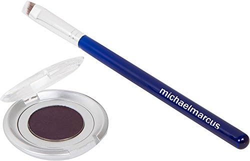 michael marcus Makeup Cake Eye Liner & Eyeliner Brush (Amethyst) - Water Activated Dry Pressed, Long-Lasting & Smudge Resistant Eyeliner - Cruelty Beauty & Personal Care michael marcus