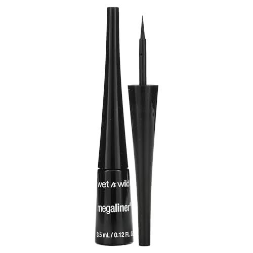 wet n wild MegaLiner Liquid Eyeliner - Black (packaging) Beauty & Personal Care wet n wild