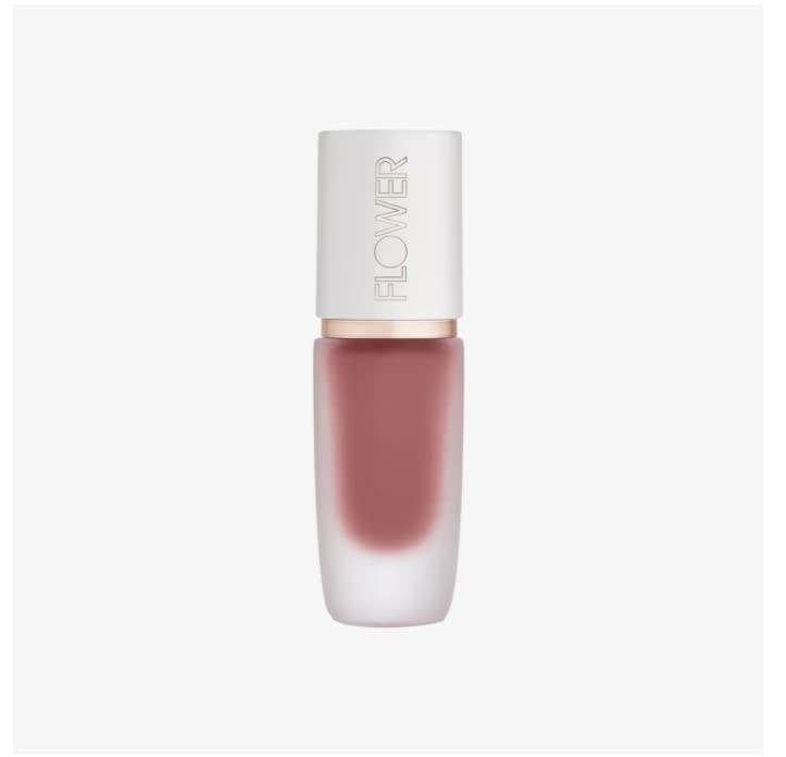 FLOWER BEAUTY By Drew Barrymore Perfect Pout Lip Color - Soft Matte Finish - Liquid Lipstick - Comfortable + Lightweight Feel (Blush) Beauty & Personal Care FLOWER